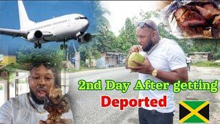 Got Deported&Loving it Jamaica Beauty fern Gully trip street food stop& Crossing flat bridge