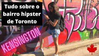 QUAL O BAIRRO MAIS VIBRANTE DE TORONTO? #vlog #verão #walkingtour