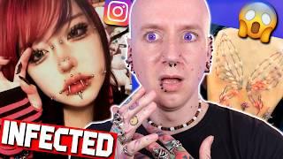 Extreme Piercing Play Going TOO FAR | Instagram DMs 59 | Roly