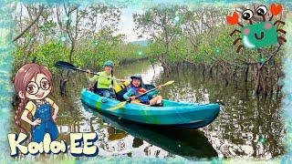 獨木舟|汀角東海岸|八仙嶺|Learning the nature from kayaking with Kala EE|紅樹林|大埔好去處|大美督|廣東話教學|兒童中文學習|環境保育|大自然親子學習