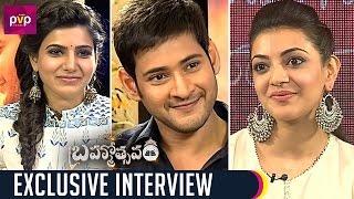 Samantha Funny Interview with Mahesh Babu and Kajal Aggarwal | Brahmotsavam Movie | PVP Cinema