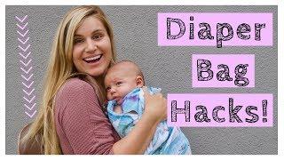 HACK YOUR DIAPER BAG - Life Changing Diaper Bag Organization Tips and Hacks