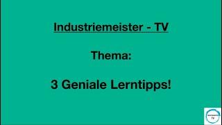 3 Geniale Lerntipps Teil 1