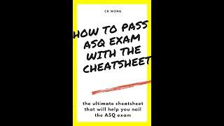 How to Pass ASQ Exam with Cheatsheet