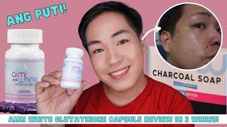 BEST GLUTATHIONE? AIMI WHITE GLUTATHIONE WITH COLLAGEN HONEST REVIEW IN TWO WEEKS