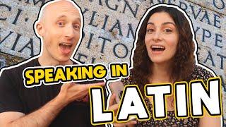 Canadian Girl SPEAKS LATIN For The First Time (with Luke Ranieri)