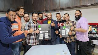 #unboxing #silverplaybutton #goldenplaybutton with Team Hindustan LIVE Farhan Yahiya