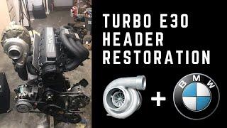 Turbo E30 Rusty Header Restoration HOW TO | BMW 318i M20B25 SWAP