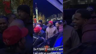 Gervonta CONFRONTS Devin Haney in HEATED confrontation!