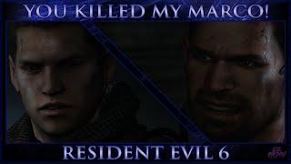 RE6 - Chris Redfield & Piers Nivans - YOU KILLED MY MARCO!