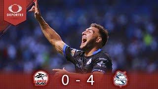 Resumen Lobos BUAP 0 - 4 Puebla | Clausura 2019 - Jornada 12 | Televisa Deportes*