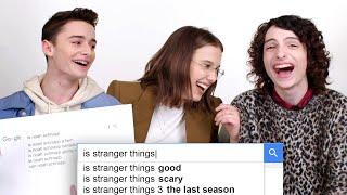 Millie Bobby Brown, Finn Wolfhard & Noah Schnapp Answer the Web's Most Searched Questions | WIRED