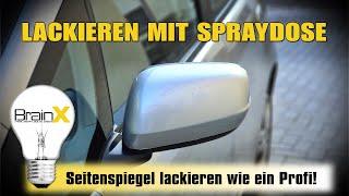 Mit Spraydose Lackieren wie ein Profi ! DOSENLACKIERUNG