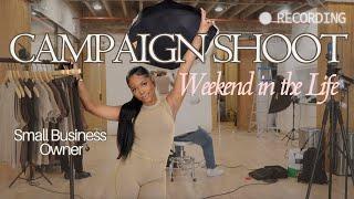 SMALL BUSINESS VLOG # 02 // 2-day Campaign Shoot  // BTS