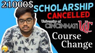 University of Cincinnati | Course change | తెలుగు