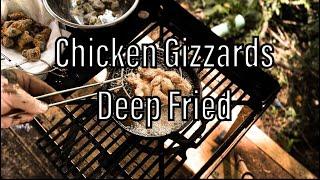 Chicken Gizzards Deep Fried