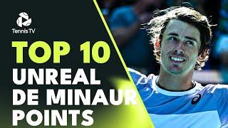 Top 10 UNREAL Alex De Minaur Tennis Points 