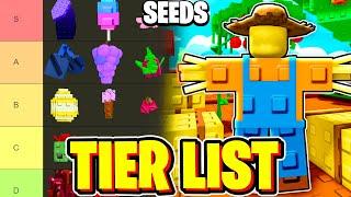 GROW A GARDEN SEEDS TIER LIST! (BEST PLANTS/CROPS In GROW A GARDEN) Roblox