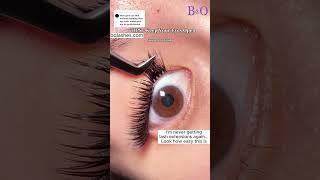 Apply B&Q lash diy lash extensions at home |Direct link in description