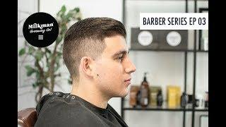 Barber Beard Trim & Shave Series Ep 03 (Clean Shaving Long Hair & Beard Shaping)