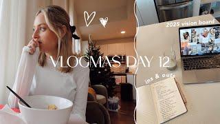 gloomy self care day ️ | spirituality chat, 2025 ins & outs, New Year vision board, & city lights