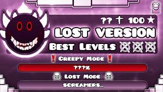 [CREEPY LEVELS] "THE BEST LOST LEVELS OF GEOMETRY DASH" !!!