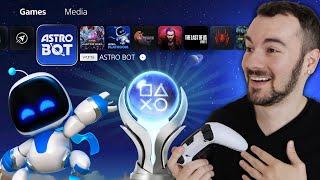 This Might Be My Favorite Platinum Trophy Ever (Astro Bot PS5 Playthrough)