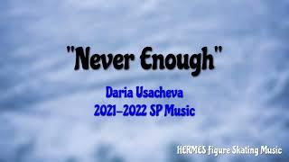 Daria Usacheva 2021-2022 SP Music