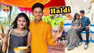 Finally Haldi ho gyi | Manavi Shubham Vlogs