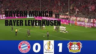 Bayern Munich vs Bayer Leverkusen 0-1 | 2024 DFB Pokal | Match Highlights