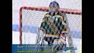 Alex Whitfield Arvada Hockey Squirt  Atom Hockey Goal