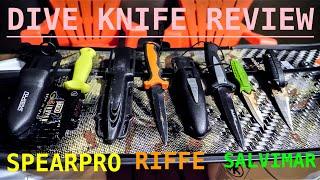 DIVE KNIFE REVIEW! The Knives we’ve used!