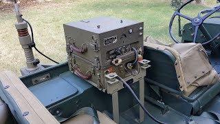 BC-620 Jeep Mounted Vehicle Radio Detailed Walk Through 1942 Willys MB / Ford GPW / SCR-510