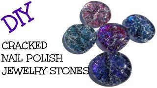 DIY Cracked Marble Nail Polish Jewelry Stones Craft Klatch Jewelry Series