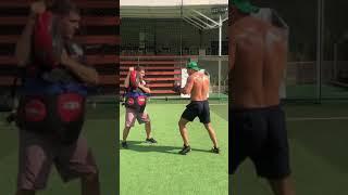 Paulo Costa Boxing training