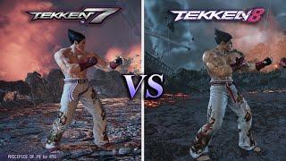 Modded Tekken 7 vs Tekken 8 Comparison