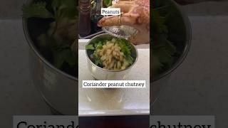 Coriander peanuts chutney
