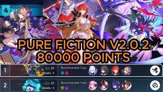 Himeko + Herta & Seele + Sparkle 80k Pure Fiction v2.0.2  | Honkai Star Rail