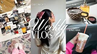 weekly vlog  Holiday Haul! Kings Game, Girls night & mom routine