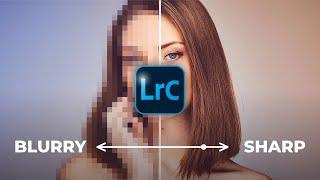 SECRET Trick to Sharpen Your Photos in Lightroom #2MinuteTutorial