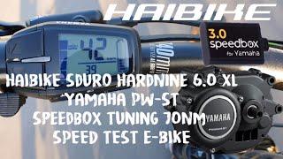 Speedbox Tuning SPEED TEST e-BIKE by HAIBIKE Sduro HardNine 6.0 XL 2020 Yamaha PW-ST 70Nm