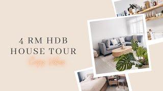 4 RM HDB HOUSE TOUR / Minimalist & Cozy Vibes