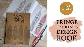 Fringe Earring Beading Template Workbook - Design Your Own Beaded Fringe Earrings.