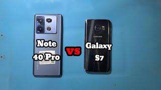 infinix note 40 pro vs galaxy s7 speed test