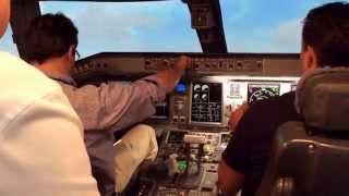 Embraer 175 Level D flight simulator, FlightSafety