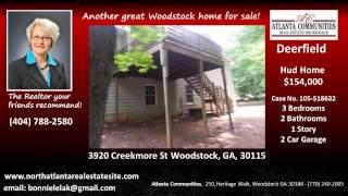 Woodstock  HUD Homes for Sale  (404) 788-2580  3 Bedroom Home for sale in Cherokee County