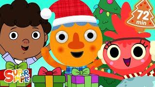 1 Hour of Christmas Songs for Kids | Candy Cane Tree And More Top Hits | Super Simple Songs