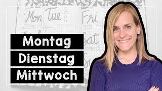 Learn the Days of the Week in German with Pronunciation Tips and Easy Sentences - A1