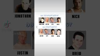 98 Degrees Pre Debut Line Up #98° #jeff #nicklachey #drew #justin