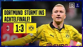 BVB dank Glanzleistung in K.O.-Phase: AC Milan - Borussia Dortmund | UEFA Champions League | DAZN